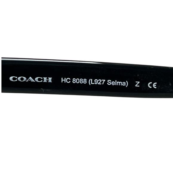 Coach Women\'s Selma Black Round Sunglasses 59MM main image 8